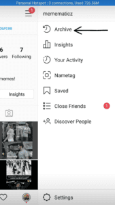 instagram archive post screenshot 2024