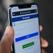 Facebook on a smartphone