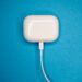 AirPods Pro case charging with lightning cable