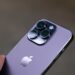 Purple iPhone 14 Pro Max rear cameras