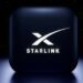 Starlink internet logo in 3d render