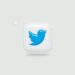A 3d render of Twitter logo