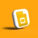 A 3d rendered logo of Google Slides