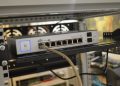 A photo of Network Switch connected
