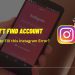Can't find accounte error in Instagram