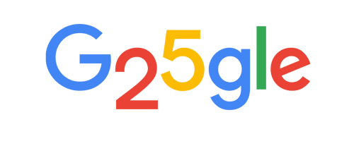 google 25th birthday doodle 2023