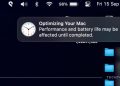 Optimizing Your Mac notification on macOS