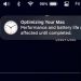 Optimizing Your Mac notification on macOS