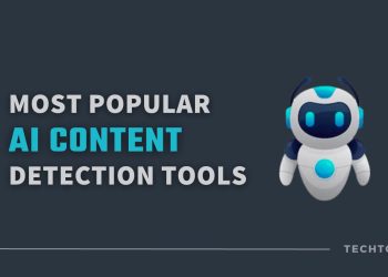 A featured image for the 'best AI-content detection tools ranked' article on TechTout