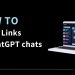 Share links to your ChatGPT conversation