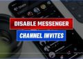 Disable Facebook Messenger channel invites