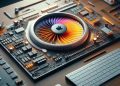 A visualization of fan in MacBook