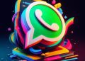 A 3d colorful WhatsApp logo
