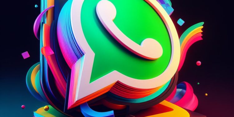 A 3d colorful WhatsApp logo